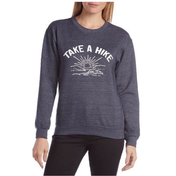 Sub Urban Riot Take A Hike Crewneck Sweater Grey Medium - Picture 1 of 9